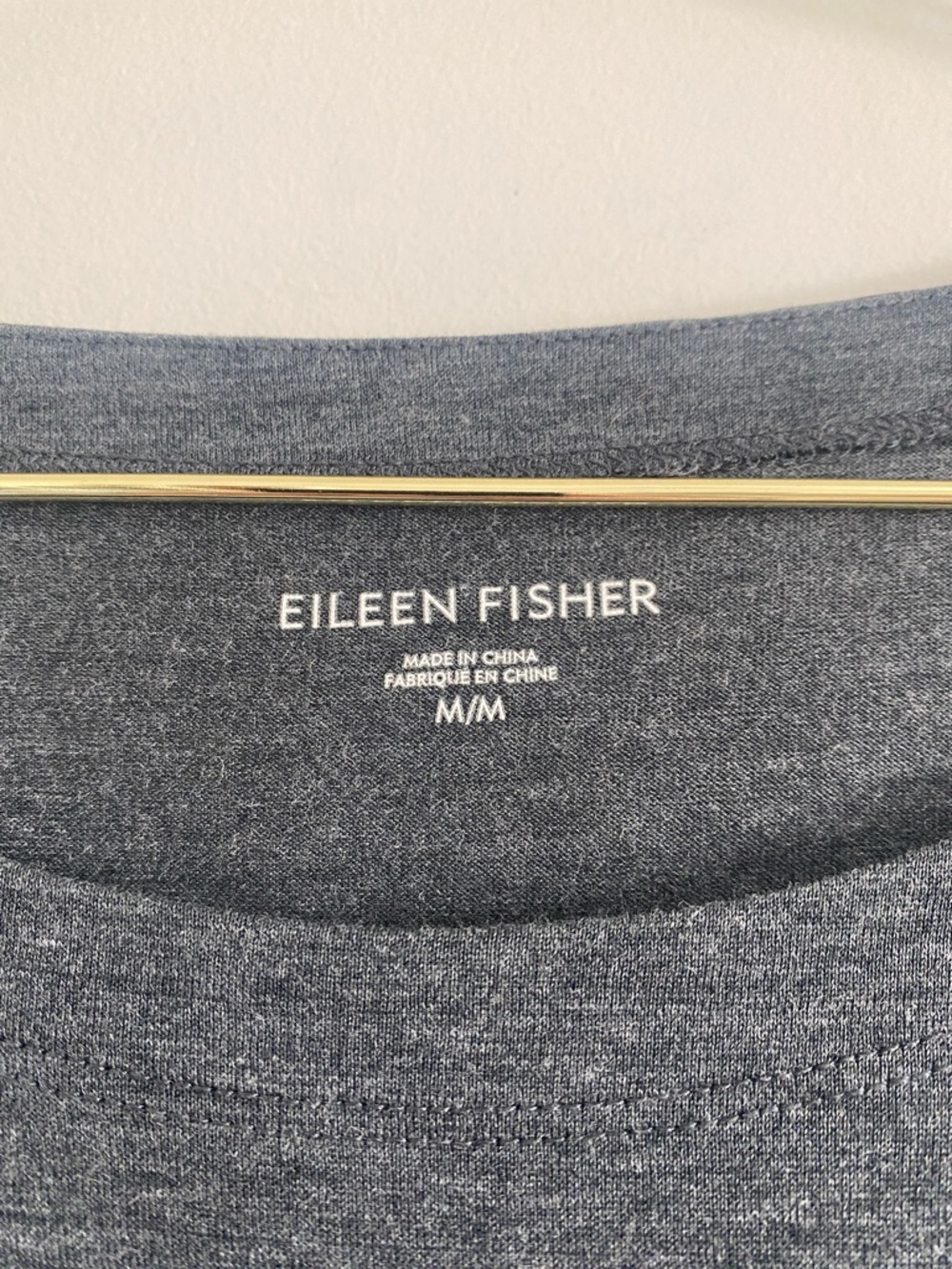 Eileen Fisher | Trapeze Mini Dress | Silk Panel | Size M - Picture 3 of 8